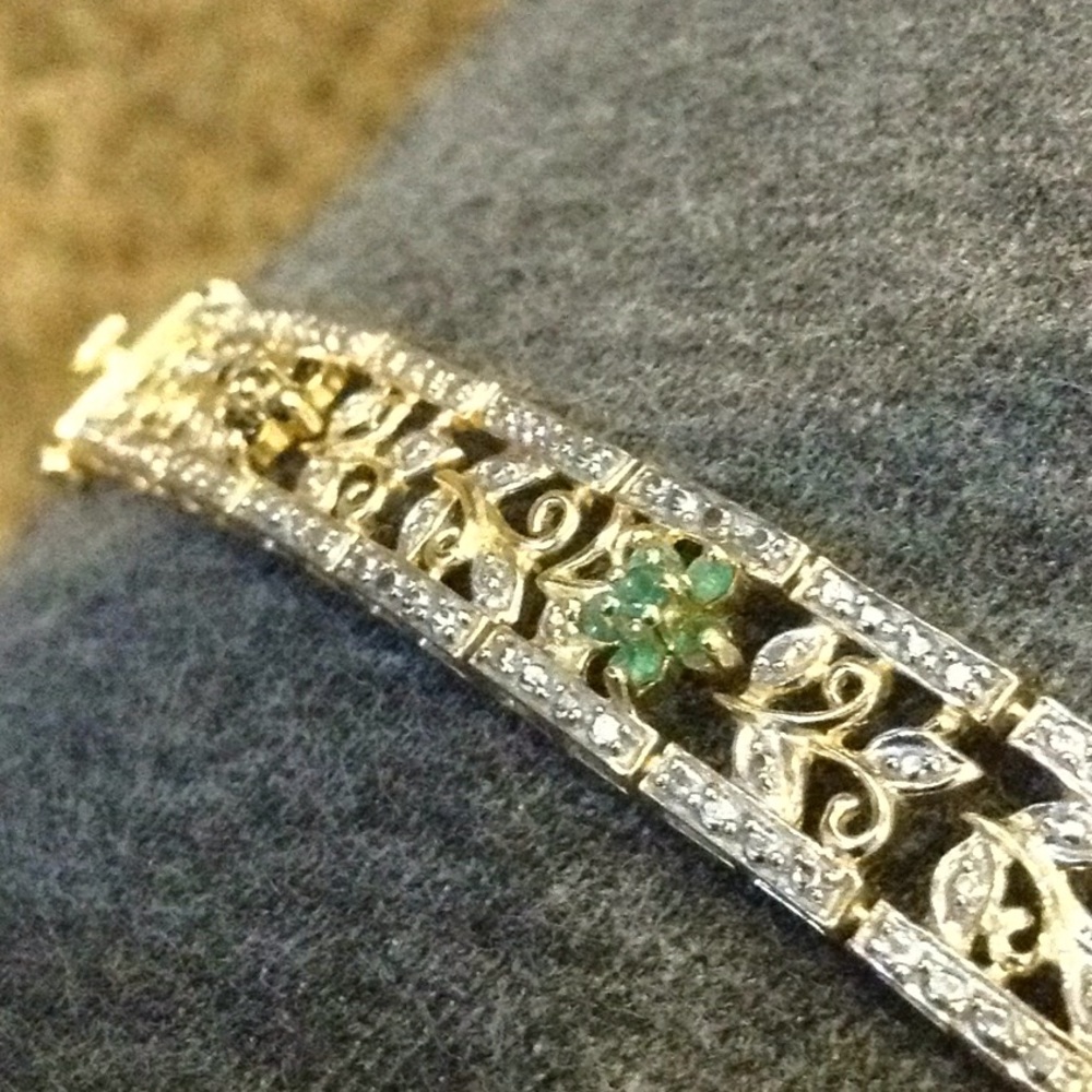 ๐BUY NOW ๐คชRuby, Emerald & Sapphire Tennis bracelet - Picture 4 of 5